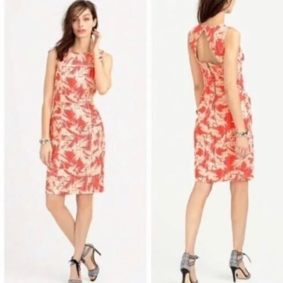 J. Crew Sun Faded Tropical Sheath Dress - Picture 13 of 13